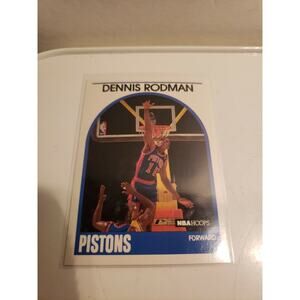 Dennis Rodman 1989-1990 NBA Hoops #211 - Detroit Pistons - NBA HOF - Fresh Pull